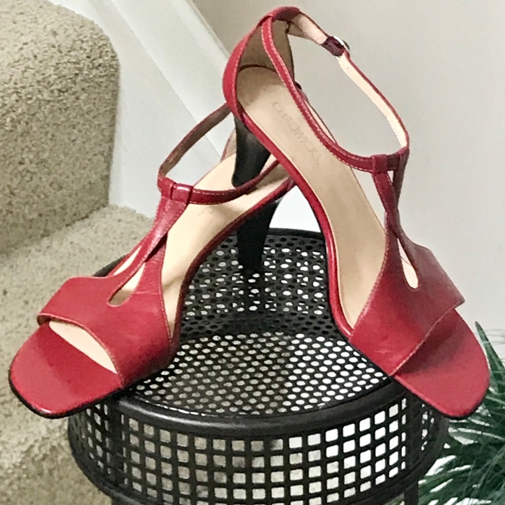 🆕 Chadwicks Red 2-3/4” Tapered Heels